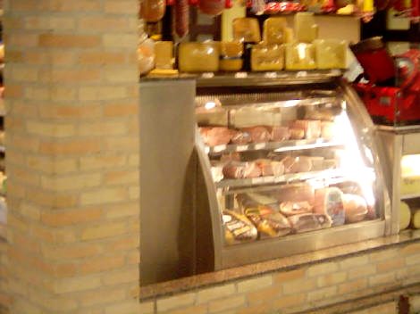 Castanhas e secos na loja